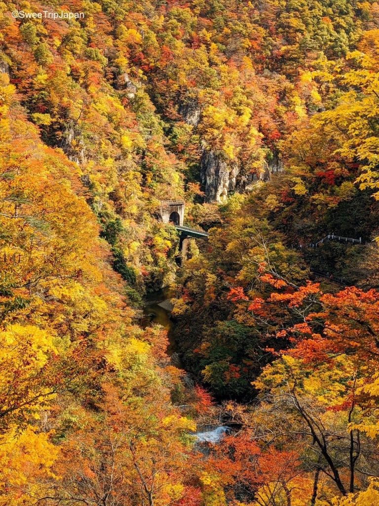 naruko gorge in autumn