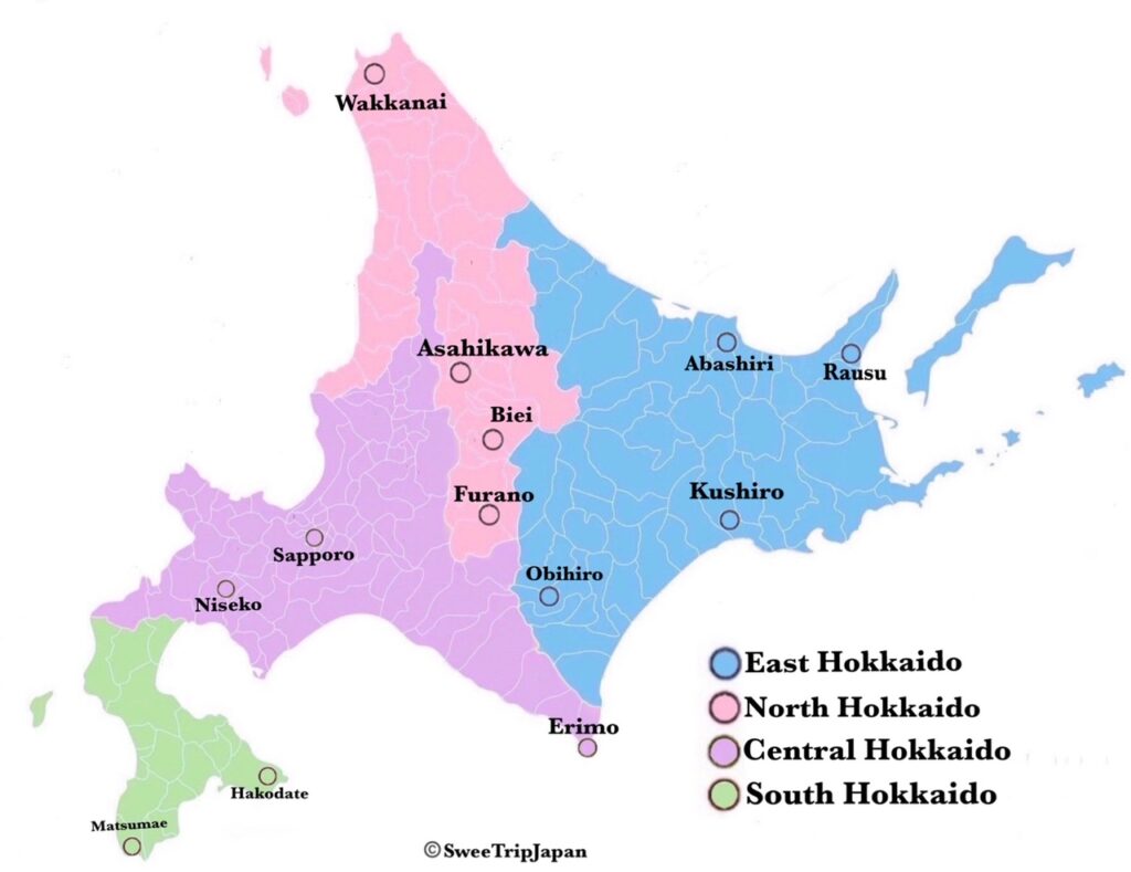 Hokkaido Map